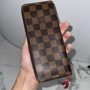 Louis Vuitton Brown Checkered Wallet